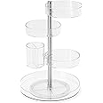 Umbra Pirouette Cosmetic Organizer, Clear, Regular