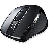 サンワダイレクト マルチペアリングマウス 3台ワンタッチ切替 Bluetooth マウス 7ボタン ブルーLED 400-MA088