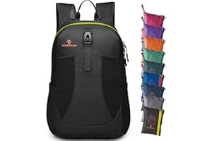 [sinotron] アウトドアバック 超軽量携帯リュック 折りたたみ可能バックパック 耐久性のある 22L大容量 収納性 マルチカラー 休暇、学校、キャンプ、ショッピングなど様々なシーンで適用（グリーン+ブルー+レッド+ ネイビー+ブラック）