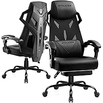 ゲーミングチェアGTRACING オットマン付きリクライニング デスクチェア Amazon.co.jp: GTRacing ゲーミングチェア オットマン付き