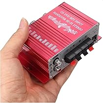アンプ　ウーハー Amazon | サラウンドアンプ 20 ワット車オートバイ 12