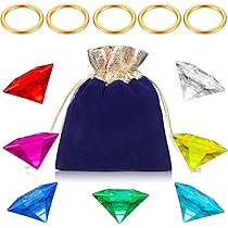 Amazon.co.jp: ZCYSRLQIN 12個 カオスエメラルド ゴールド