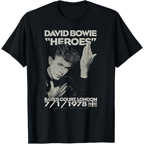 Amazon | デヴィッド・ボウイ - ジギー・スターダスト 長袖Tシャツ | T