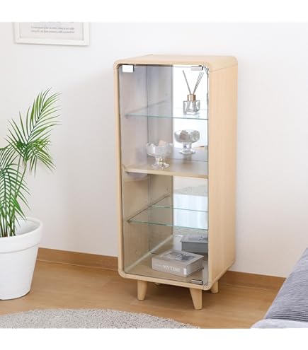 Amazon.co.jp: IKEA/イケア HAUGA/ハウガ：キャビネット ガラス扉