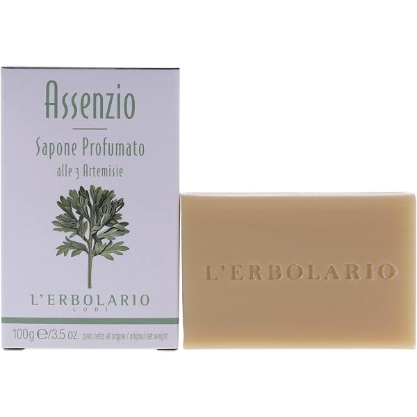 LErbolario Bar Soap, Burdock, 3.5 Oz - Soapless Bar - With Extract Of Burdock Ideal For Oily Skin Moisturizing And Nourishing Cruelty