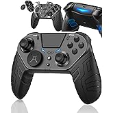 COWBOX コントローラー PS4 PS3 iphone ipad IOS13~17 スマホ ANDROID PC 背面 ボタン 付き【COWBOX Q300究極版2023年7月版】 連射 連射ホールド 日本語取扱説明書 タッチパッド スピーカーコ