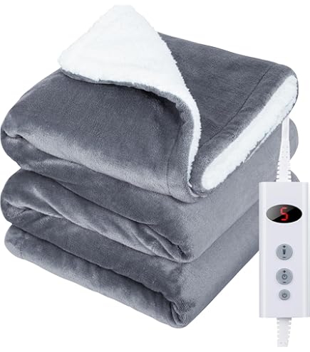 Amazon.co.jp : GOHHME 電気毛布 掛け敷き兼用 190×130cm 電気毛布