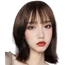 前髪ウィッグ人毛100%ヘアピース部分ウィッグ頭頂部エアリー　ダークブラウン Amazon.co.jp: HAIRCUBE 前髪ウィッグ 部分ウィッグ 人毛100