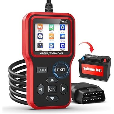 OBD2スキャナー 自動車診断ツール launch 6001 コードリーダー (日本語) OBD2 OBD診断機 スキャンツール 最新式 日本語 カラー 障害コード