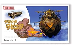 ファインモールド 天空の城ラピュタ 飛行戦艦ゴリアテ (全長約20cm）ノンスケール （1/20スケール ムスカ大佐 フィギュア付未塗装） プラモデル FG9