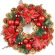 クリスマスリース 2点　KO クリスマス新作☆森のリース 20cm（受注制作品） | el flowers