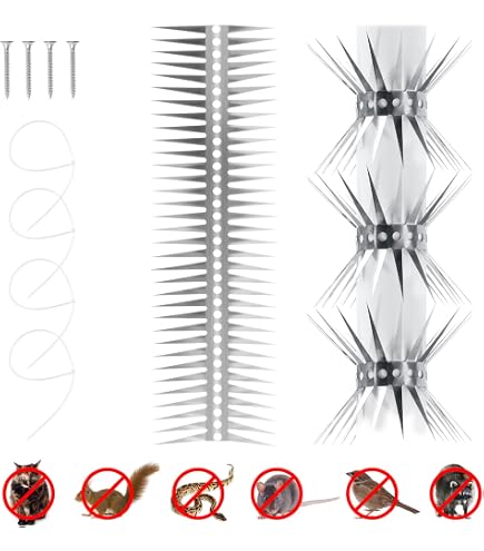 thumbnail image 2 of 20 Packs Bird Spikes - 18.7 Feet Total, Anti-Pigeon Deterrent For Roofs, Fences, Ledges 2 of 11