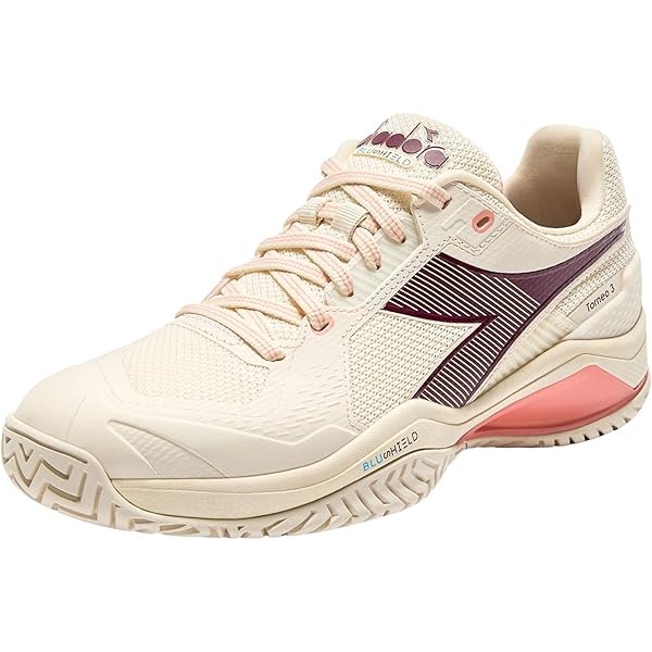 Amazon | Diadora Speed Blushield Fly 4 + W Clay (ホワイト/ブルー