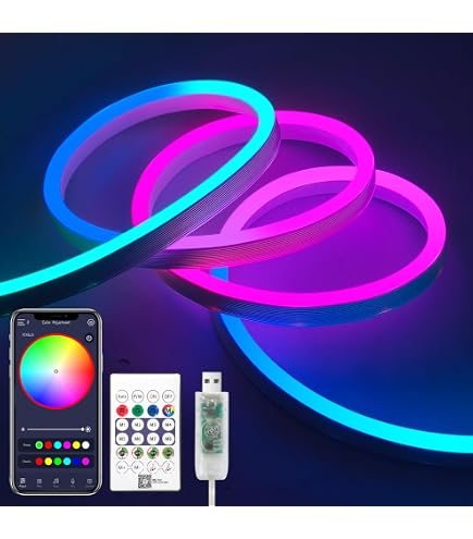 Amazon.co.jp: LEDテープライト 20M 調光調色 チューブ管 間接照明