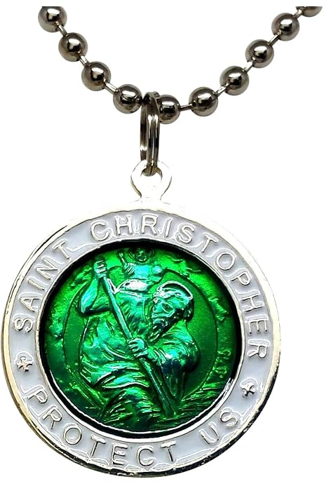 St. Christopher Surf Necklace Large 