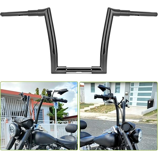 ハンドル ハーレーソフトソフトソフトスリムFLSL DYNA FXDWGのためのミニAPESバーハンドルバー Rise 8" Mini