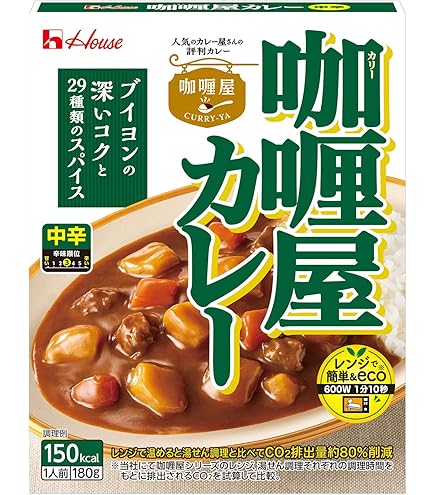 Amazon.co.jp: House カリー屋 ハウス カレー 大辛 180g×10個 【レンジ