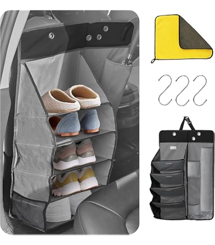 A.S.D. シューズラック 5段 車中泊 吊り下げ棚 バケットシート対応 (5段) Amazon.co.jp: A.S.D. シューズラック 5段 車中泊 バケットシート対応