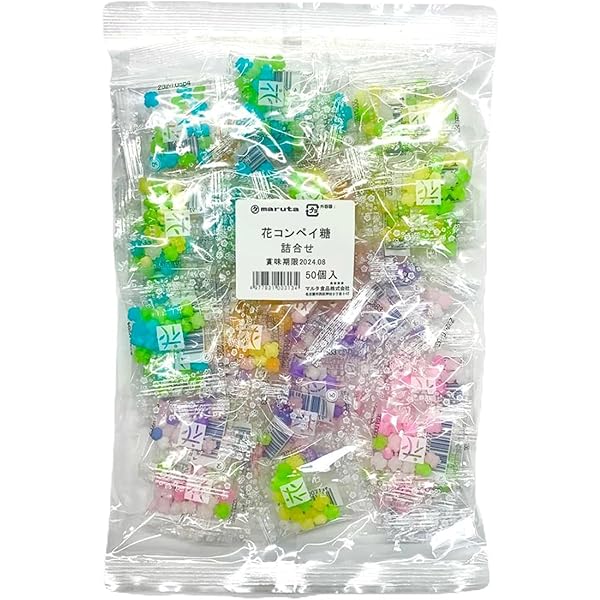 Amazon.co.jp: 金平糖 花こんぺいとう コンペイトウ 4g ×50袋セット
