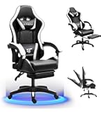 Amazon.co.jp: GTBoy ゲーミングチェア オットマン付き 座り心地最高