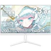 Amazon.co.jp: Pixio ゲーミングモニター PX248Wave ホワイト 24インチ