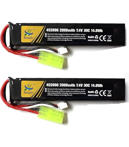 Amazon | ハイテック Li-Po 7.4V 1000mAh 20C 2Sリポバッテリー