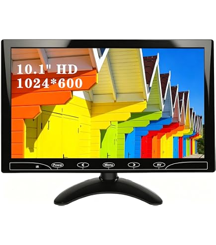 モバイルモニター10.1インチFHD Amazon.co.jp: 10.1インチモニター、 HD 1280X800P 液晶モニター 16:10