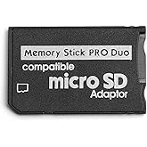 メモリースティック PRO Duo 変換アダプタ マイクロSD→MemoryStick PRO Duo SDHC/SDXCカード対応