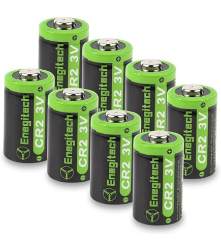 Amazon | Enegitech CR123A リチウム 電池 123A 3V バッテリー 1600mAh