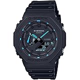 G-Shock GA2100-1A2 メンズ ネオンアクセントウォッチ ブルー, ブルー