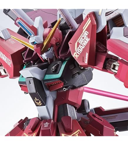 BANDAI - 魂ウェブ商店限定 L ROBOT魂(SIDE MS) インフィニットジャスティスガンダム 機動戦士ガンダムSEED DESTINY(シード デスティニー) 完成品 可動フィギュア バンダイスピリッツ Amazon.co.jp: METAL ROBOT魂 〈SIDE MS〉 インフィニット