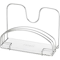 アネスティカンパニー 珪藻土 鍋蓋 まな板 スタンド トレー付き シルバー 幅24×奥行9×高さ18cm Karari+ トレーは水洗い可能 レンジで乾燥可能 HO1870
