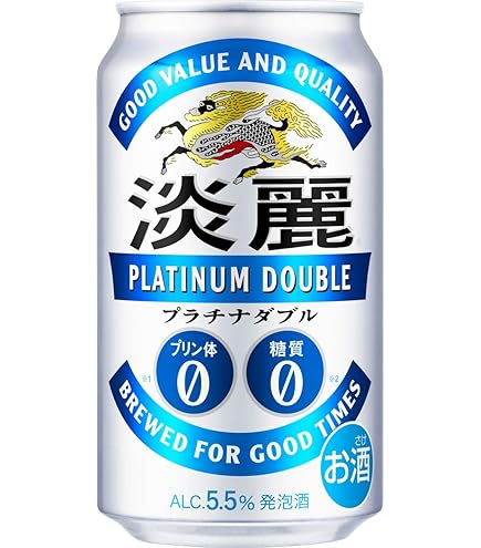 淡麗プラチナダブル キリン ビール 350ml×24本×4ケース (96本) Amazon.co.jp: 淡麗プラチナダブル キリン ビール350ml×96本 発泡酒新