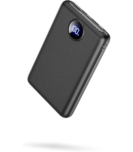 Amazon | 【ケーブルの持ち運び不要】モバイルバッテリー 22000mAh 大