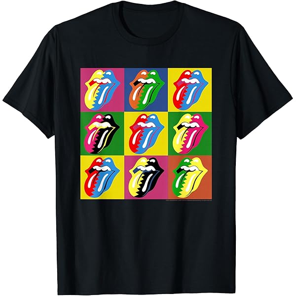 Amazon | Rolling Stones 公式ジグザグ舌 '89 Tシャツ | Tシャツ