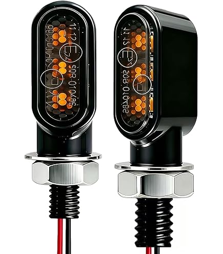 ☆ Ygmylandbb バイク用 ウインカー 12V 円 右2個セット 911 Amazon | Ygmylandbb バイク ウインカー 9LED 12V オートバイ ターン