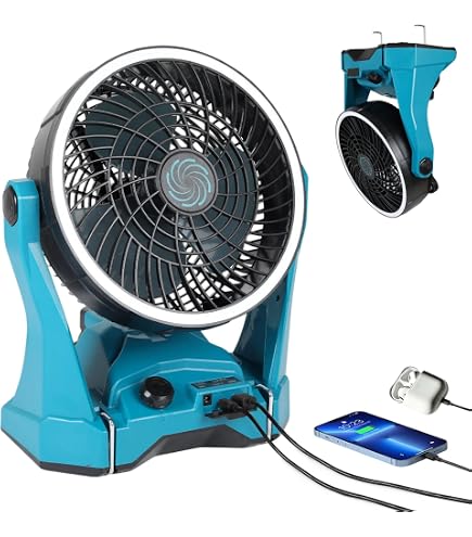 Amazon.co.jp: マキタ(Makita) 充電式ファン (本体のみ/バッテリー 