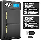NP-W126/NP-W126S バッテリー LCD付き充電器 キット 2個大容量1600mAh バッテリー Type-c USB 充電器セット 対応機種Fujifilm NP-W126 NP-W126S/Fujifilm X100F/X100V/X