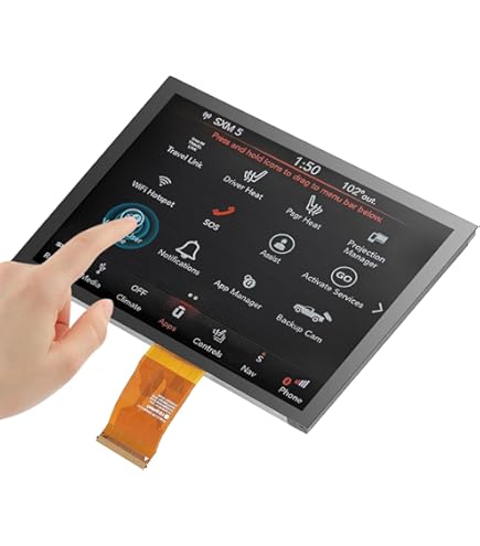 Amazon.co.jp: TepHnf 7インチ Uconnect タッチスクリーンディスプレイ