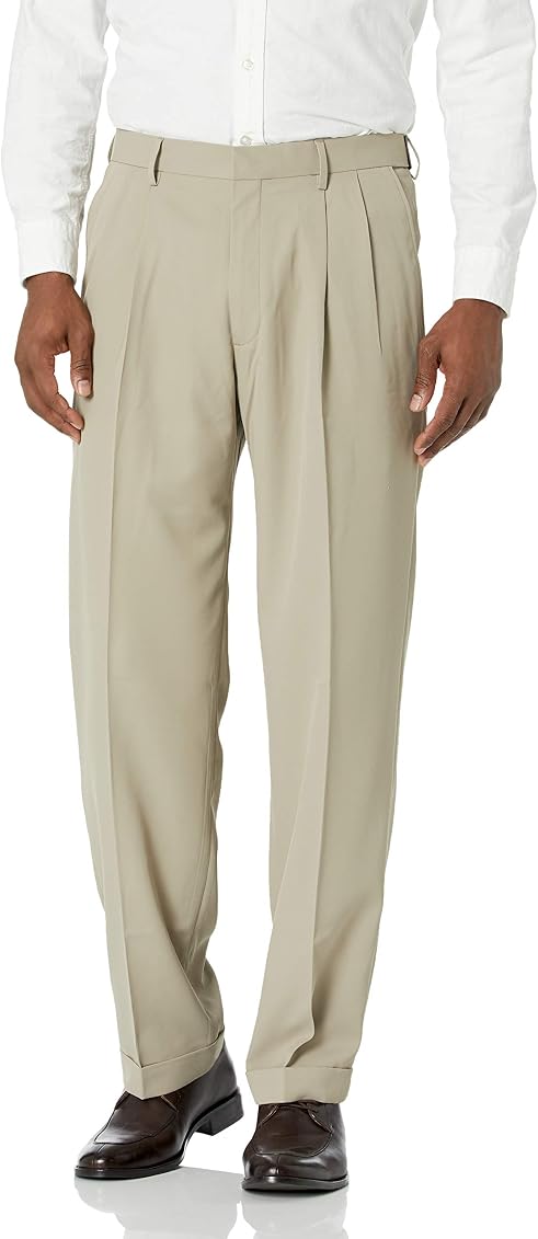 Mynx Gabardine Pleat-Front Dress Pant 