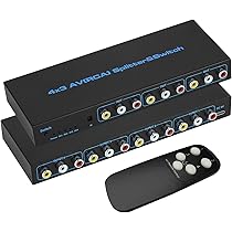 切替太郎　スイッチャー Amazon.co.jp: RCA スイッチャー セレクター 4x3 RCA 切替器