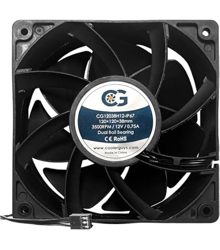 Amazon | Coolerguys 静音 120mm AC電源レシーバー/コンポーネント冷却