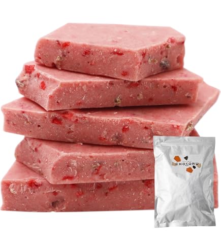 Amazon | 【1袋】伊都きんぐ あまおう苺のゴロゴロ割れチョコ 450g