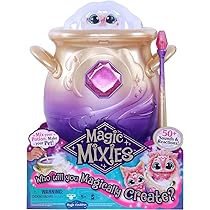 マジックミクシーズ　ピンクモンスター　可愛いピンクのぬいぐるみキャラクター Amazon | Magic Mixies マジックミクシーズ 大釜 魔法 (ピンク