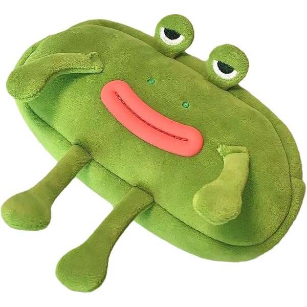 カエルの筆箱、ポーチ2点セット Amazon.co.jp: ペンケース 筆箱 筆入れ ぬいぐるみ カエル型 可愛い