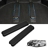 Mixsuper アルファード レールカバー 40系 ヴェルファイア シートレールカバー 荷室カバー 3列目 カバー 40アルファード カスタム パーツ ABS樹脂製 車種専用設計 防水 防汚 耐摩耗 ブラック