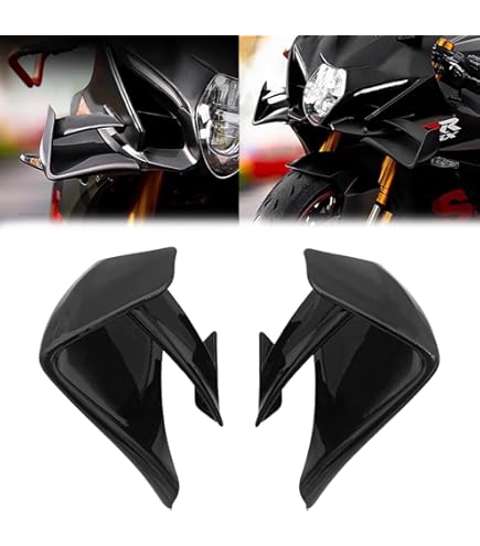 Amazon | Puig 9738N SIDE SPOILER WINGLET [BLACK] GSX-R1000 (17-20