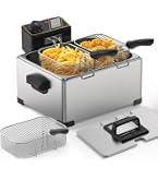 Amazon.co.jp: Vtsmax 電気フライヤー 2槽式 新型操作パネル搭載 10L×2