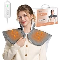 Amazon | Amdeer 電気肩パッド 電気肩当て 8段階温度切替 6段階切