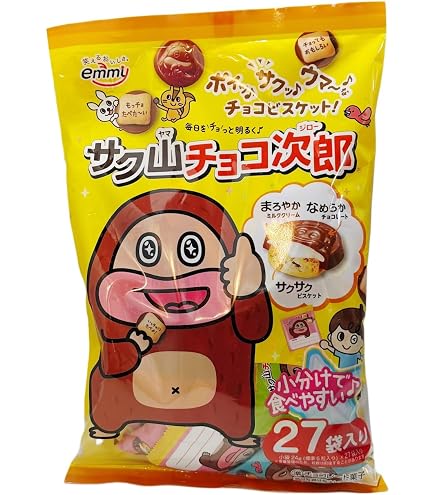 Amazon | 正栄デリシィ サク山チョコ次郎 チョもだちビスケット 35g